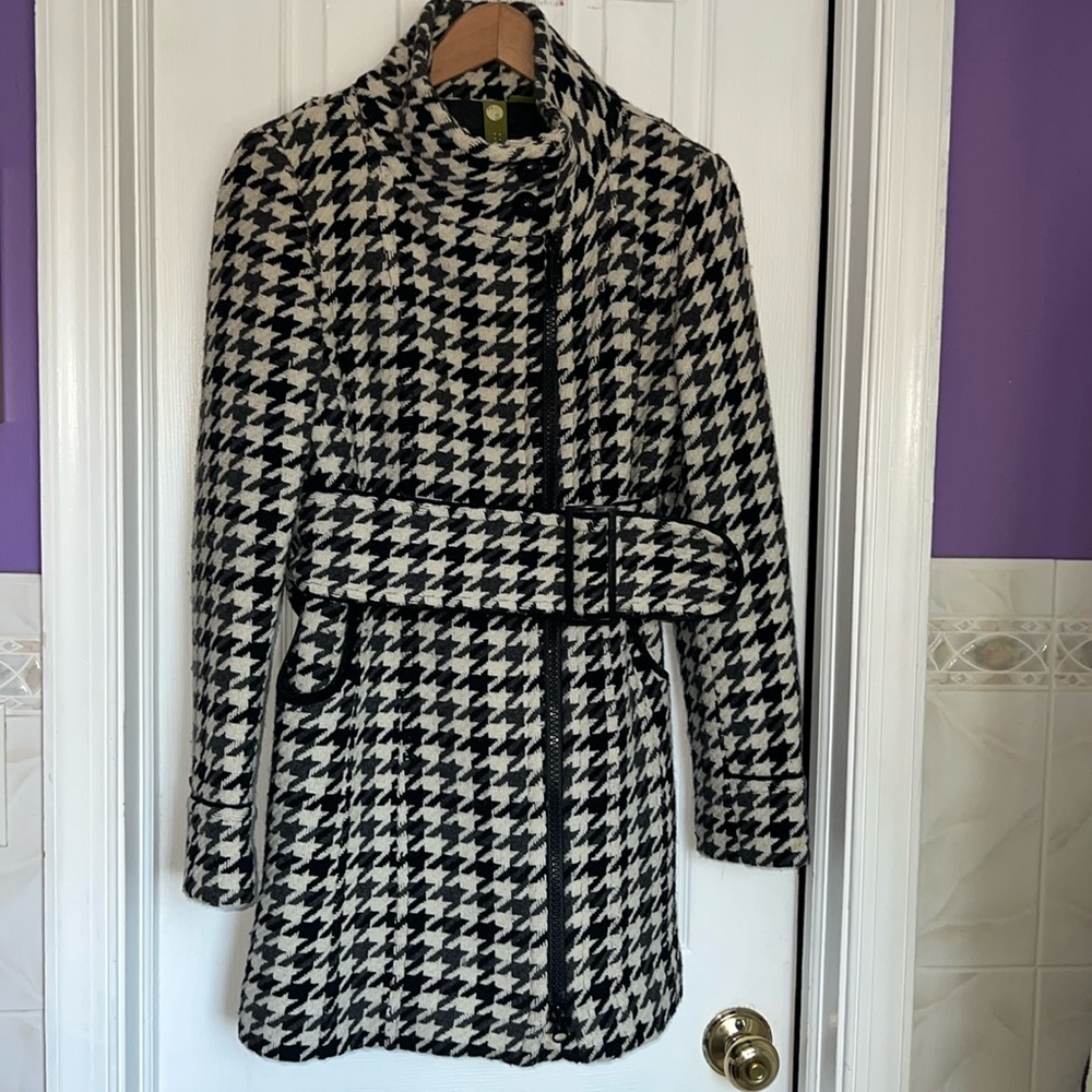 Soia & Kyo Black and White Coat size S